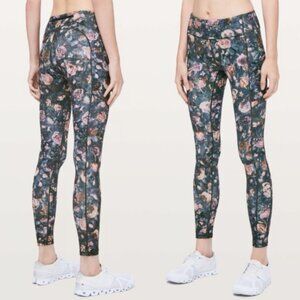 Lululemon Speed Up Tight Frosted Rose Multi